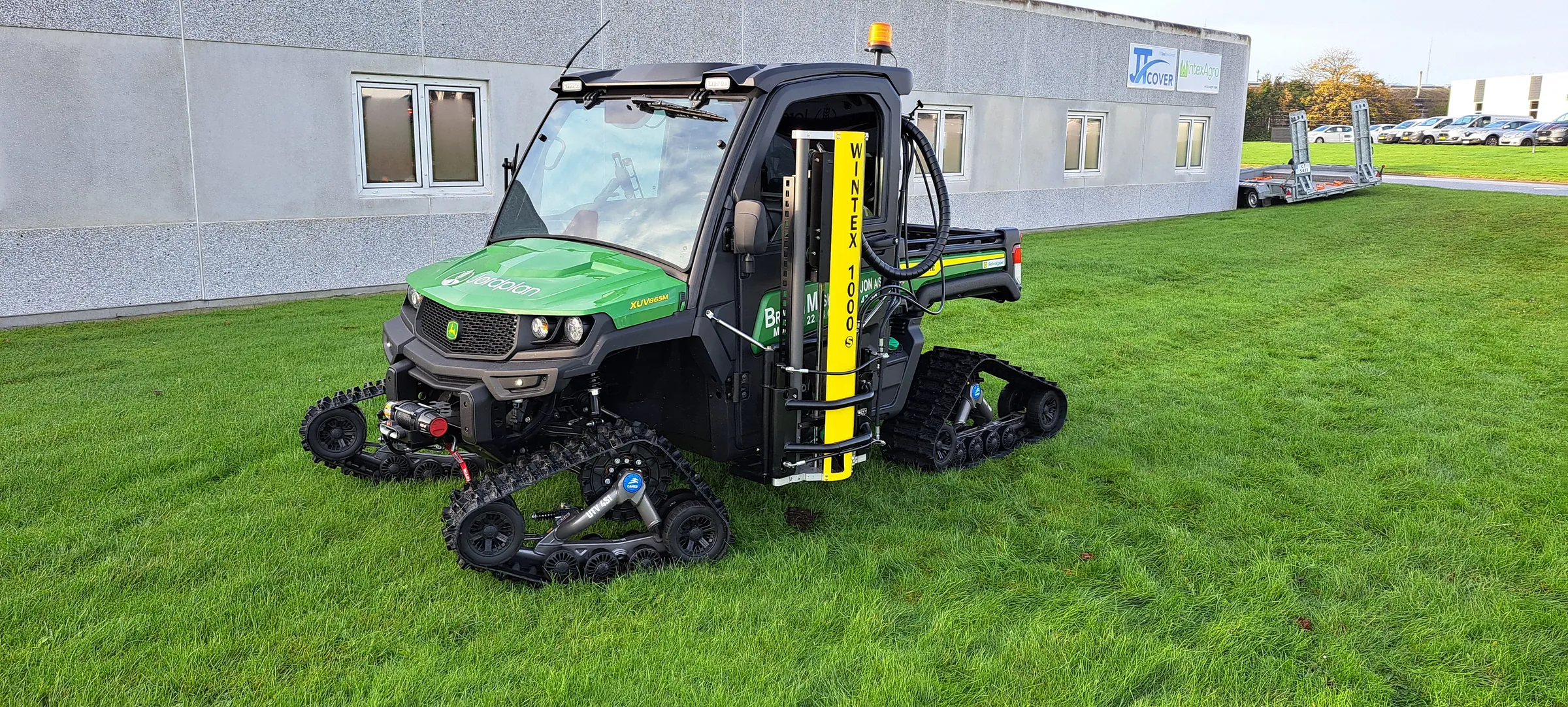 Wintex sampler on a Gator on tracks, Norway