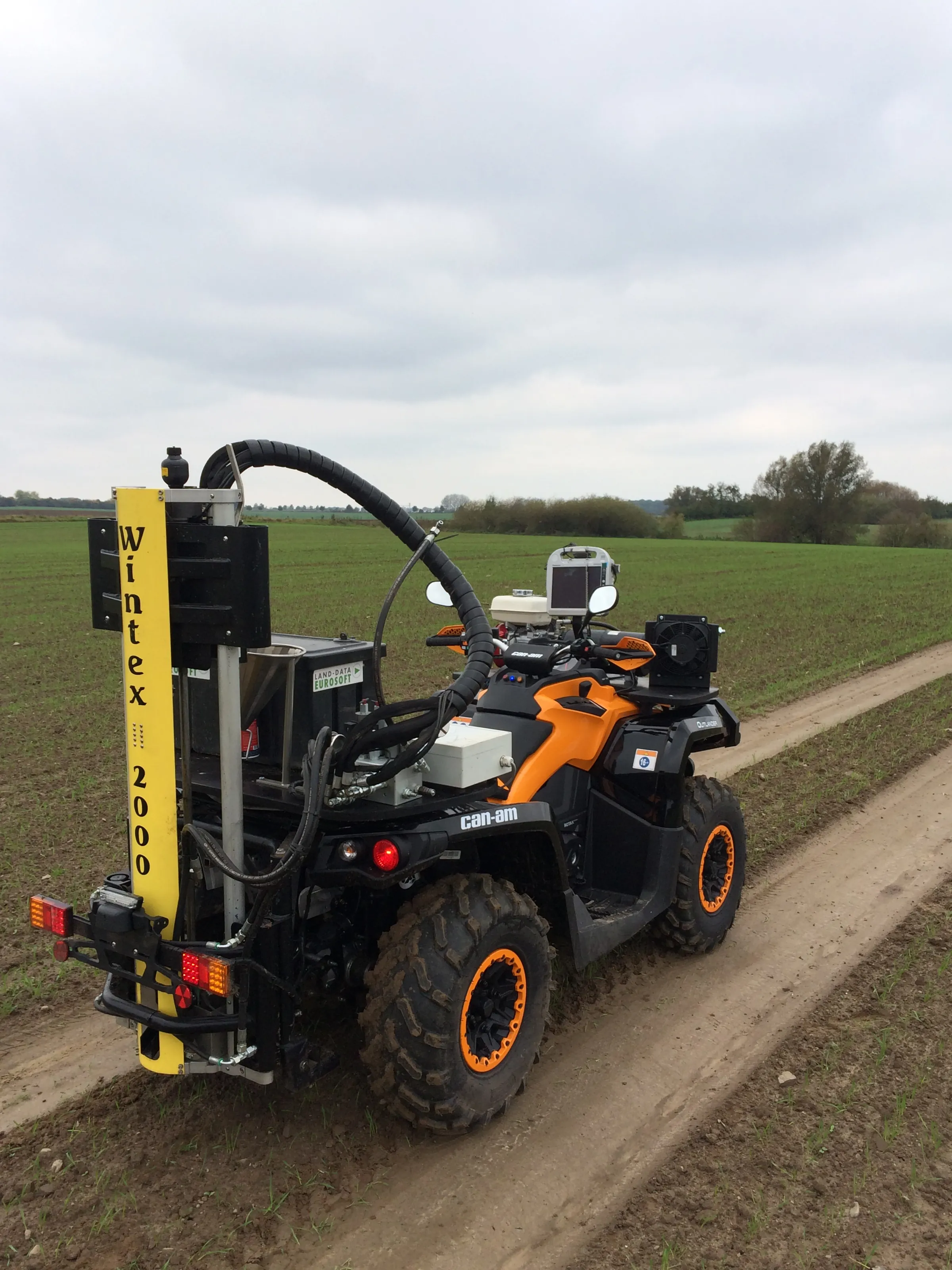 Wintex 2000 on an ATV by a field track