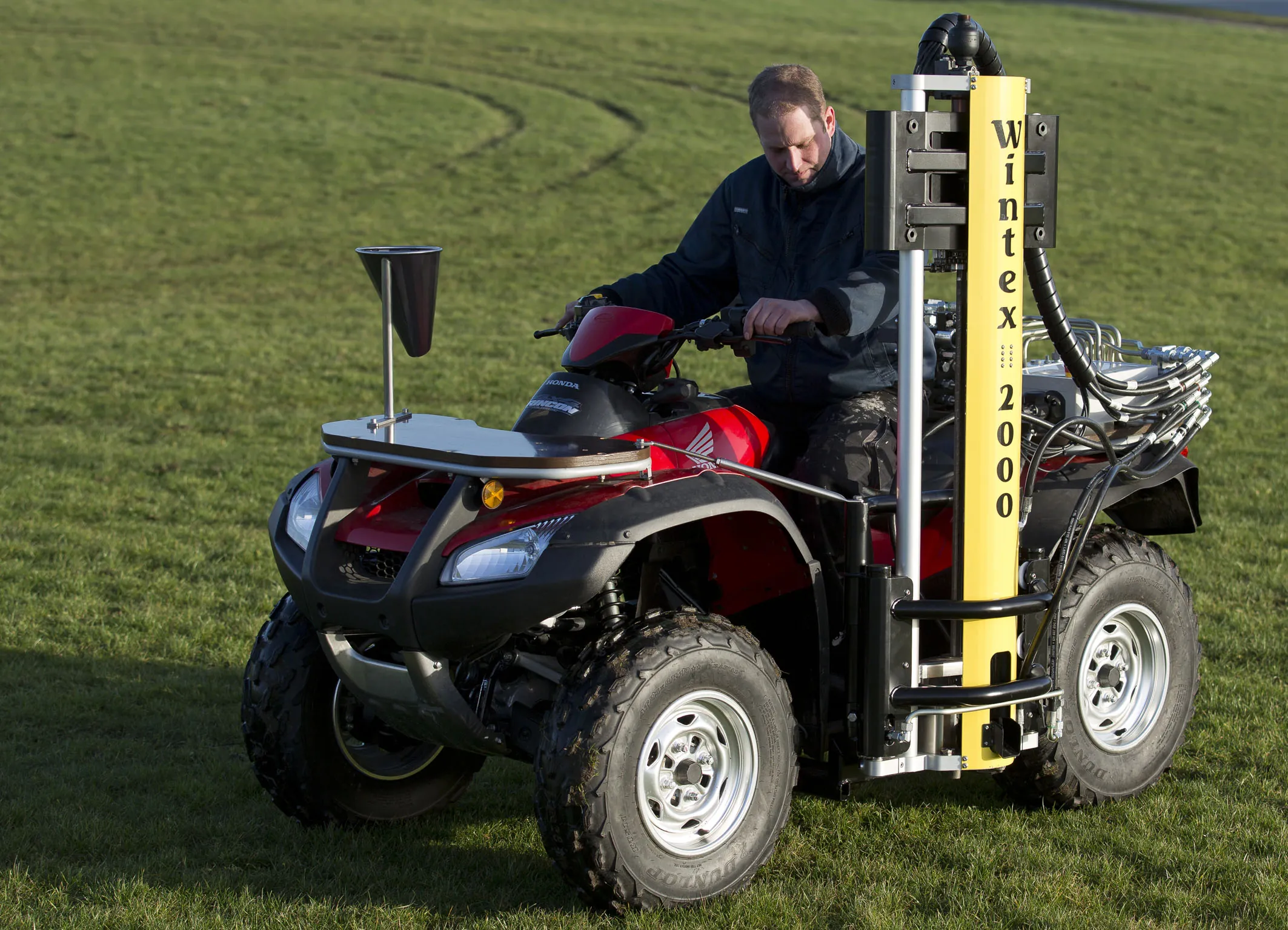 Wintex 2000 on a Honda ATV