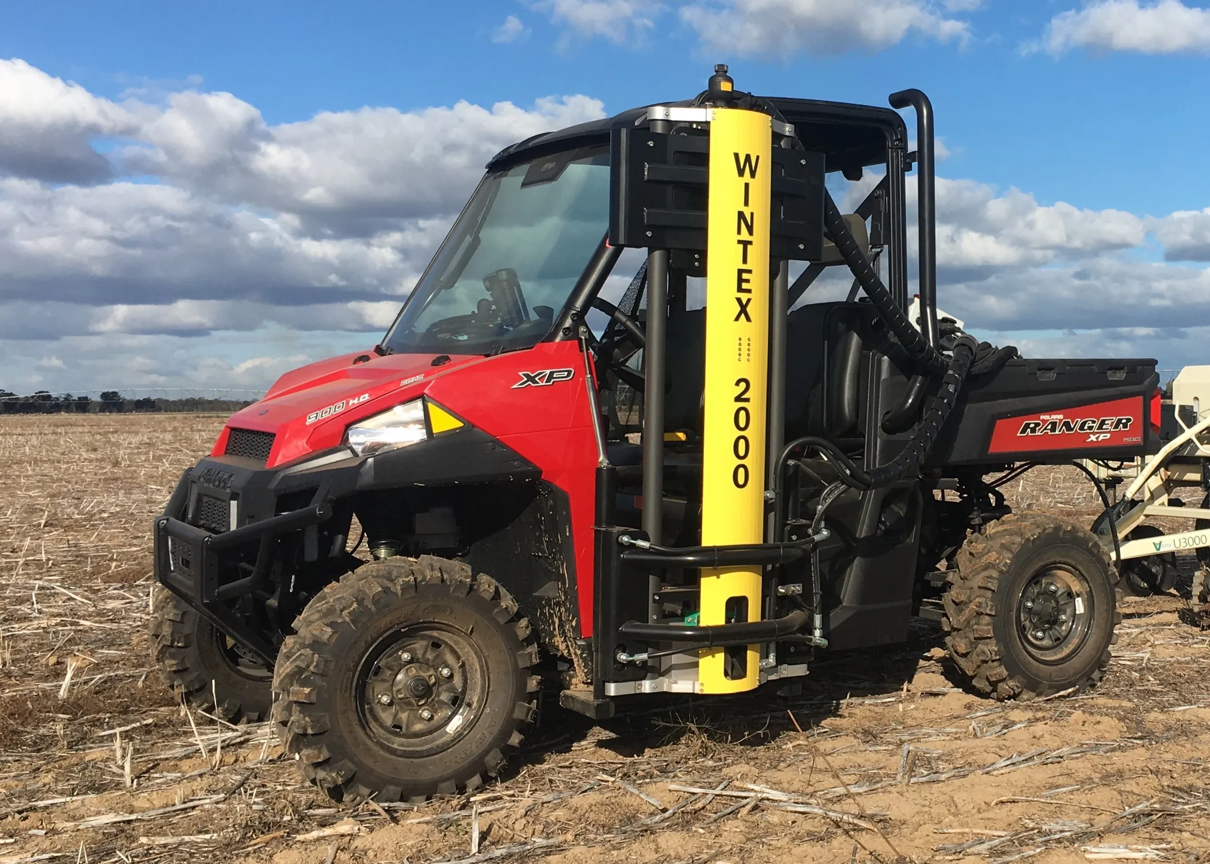 Wintex sampler on a Polaris Ranger